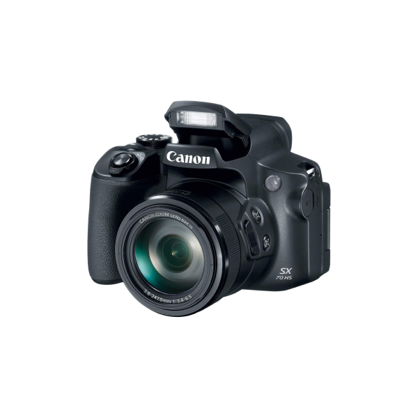 adsfa Canon PowerShot SX70 HS Black Digital Camera - Image 1