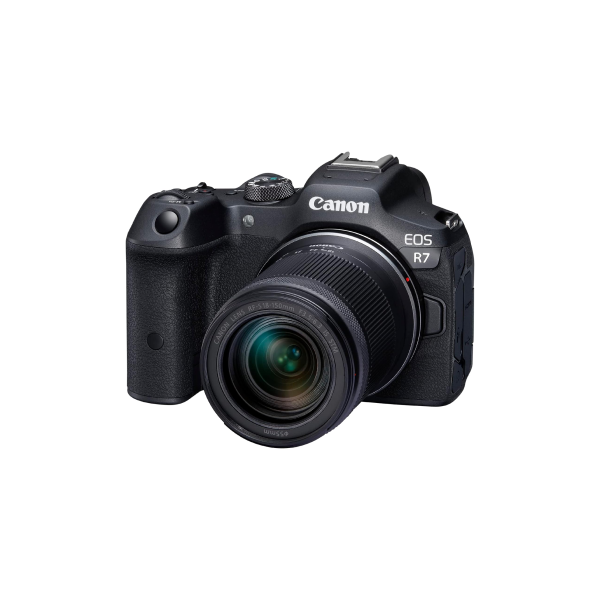 Canon EOS R7 Mirrorless Camera + RF-S 18-150 mm F3.5-6.3 is STM Lens Canon EOS R7 Mirrorless Camera + RF-S 18-150 mm F3.5-6.3 is STM Lens