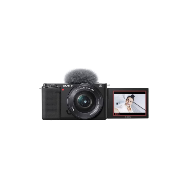 Sony ZV-E10 Interchangeable Lens Vlog Camera with 16-50 mm f Sony ZV-E10 Interchangeable Lens Vlog Camera with 16-50 mm f